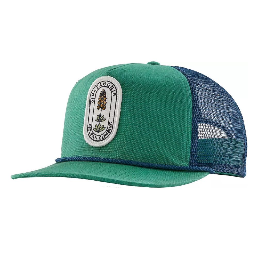 Patagonia Men's Airfarer‎ Cap SnapBack OS EUC Clean Climb Bloom
